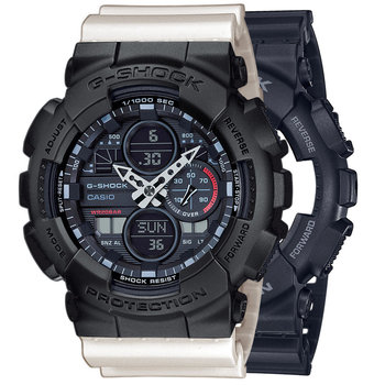 Zegarek Casio G-Shock SET GA-140-1A1ER + BEZEL 10358741 + PASEK 10395227 20BAR - Casio