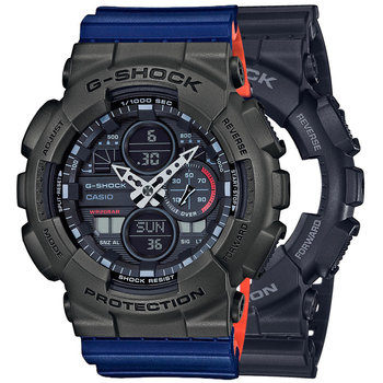 Zegarek Casio G-Shock SET GA-140-1A1ER + BEZEL 10467795 + PASEK 10527467 20BAR - Casio