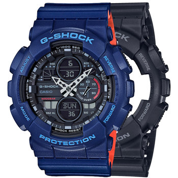 Zegarek Casio G-Shock SET GA-140-1A1ER + BEZEL 10527398 + PASEK 10527467 20BAR - Casio