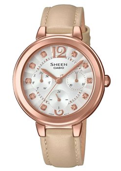 Zegarek Casio Sheen SHE-3048PGL-7BUER Swarovski MultiData - Sheen