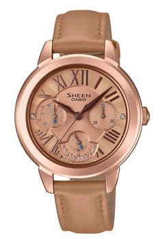 Zegarek Casio Sheen SHE-3059PGL-5AUER Swarovski MultiData - Sheen