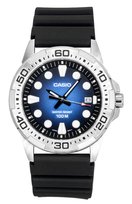 Zegarek Casio Standard Analog Resin Strap Blue Dial Quartz MTD-140-2AV 100M Men's Watch Casio