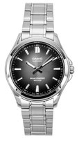 Zegarek Casio Standard Analog Stainless Steel Black Dial Solar MTS-RS100D-1AV Men's Watch Casio