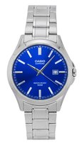 Zegarek Casio Standard Analog Stainless Steel Blue Dial Quartz MTS-115D-2A1V Men's Watch Casio