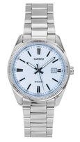 Zegarek Casio Standard Analog Stainless Steel Light Blue Dial Quartz MTP-1302DA-2A2V Men's Watch Casio