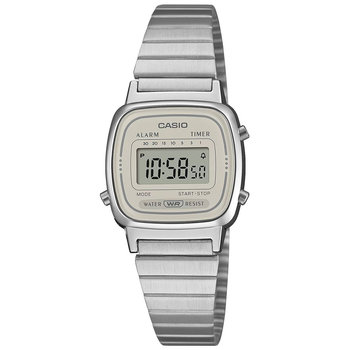 Zegarek Casio Vintage LA670WEA-8AEF srebrny - Casio