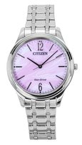 Zegarek Citizen Elegance Stainless Steel Pink Dial Eco-Drive EM0411-71X Women's Watch Citizen