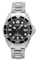 Zegarek Citizen Promaster Dive Stainless Steel Black Dial Eco-Drive BN0261-51E 200M Men's Watch Citizen