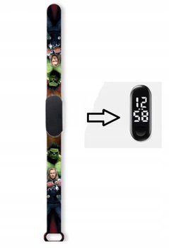 Zegarek cyfrowy LED Hulk i Thor - Inna marka