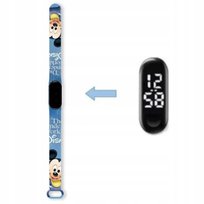 Zegarek cyfrowy LED Myszka Miki Błękitny