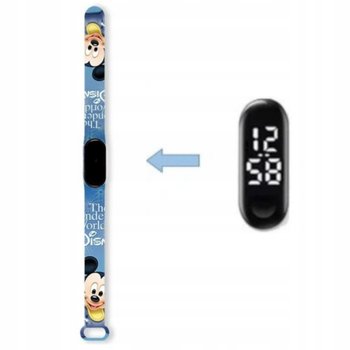 Zegarek cyfrowy LED Myszka Miki Błękitny - Inna marka