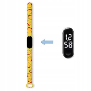 Zegarek cyfrowy LED nowy Kubuś Puchatek Żółty - Inna marka