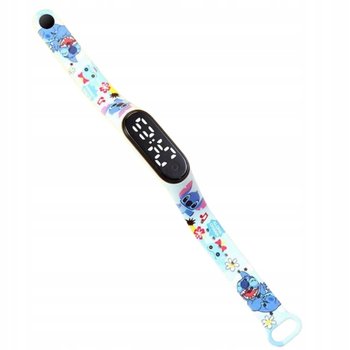 Zegarek cyfrowy LED Stich Jasnoniebieski - Inna marka