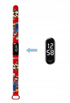 Zegarek cyfrowy LED Super Mario Bros Czerwony - Inna marka
