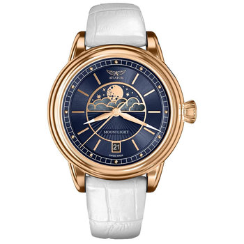 Zegarek Damski Aviator V.1.33.2.256.4 WM biały - AVIATOR