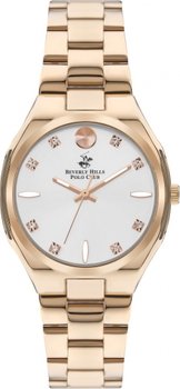 Zegarek damski BEVERLY HILLS BP3385C.430 różowe złoto fashion na prezent - BEVERLY HILLS POLO CLUB