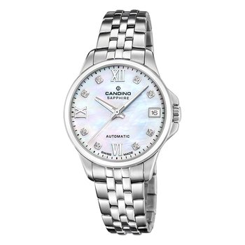 Zegarek damski Candino stal nierdzewna srebrny Automatyczny zegarek na rękę Candino UC4770/1 - Candino