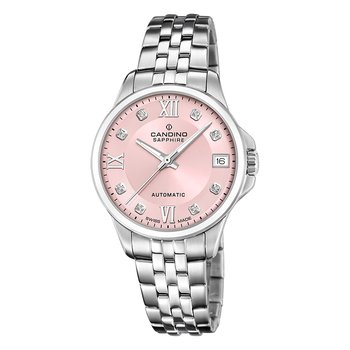 Zegarek damski Candino stal nierdzewna srebrny Automatyczny zegarek na rękę Candino UC4770/3 - Candino