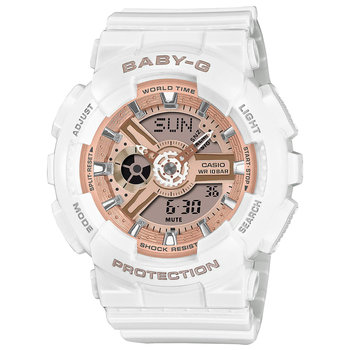 Zegarek Damski Casio Baby-G BA-110X-7A1ER biały - Casio