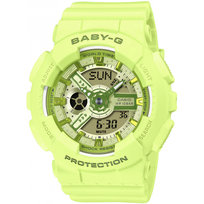 Zegarek Damski Casio Baby-G BA-110YK-3AER zielony