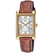 Zegarek Damski Casio LTP-1234PGL-7AEG brązowy Casio