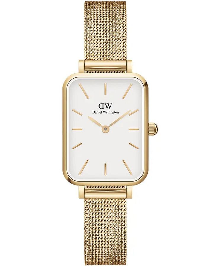 Daniel Wellington Zegarek damski Daniel Wellington Quadro Pressed Evergold
