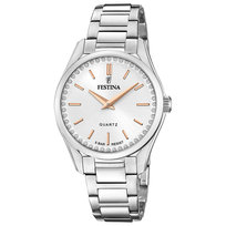 Zegarek Damski Festina F20583-1 CYRKONIE srebrny Festina