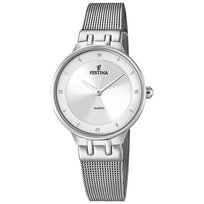 Zegarek Damski Festina F20597-1 CYRKONIE srebrny Festina