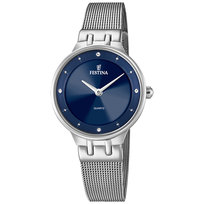 Zegarek Damski Festina F20597-3 CYRKONIE srebrny Festina