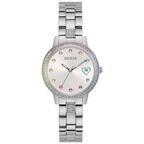 Zegarek Damski Guess GW0657L1 CYRKONIE srebrny GUESS