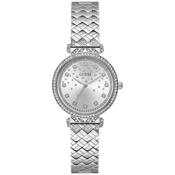 Zegarek Damski Guess Gw0763L1 Cyrkonie Srebrny - GUESS