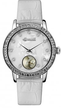 Zegarek damski INGERSOLL ID00701 biały klasyczny - INGERSOLL