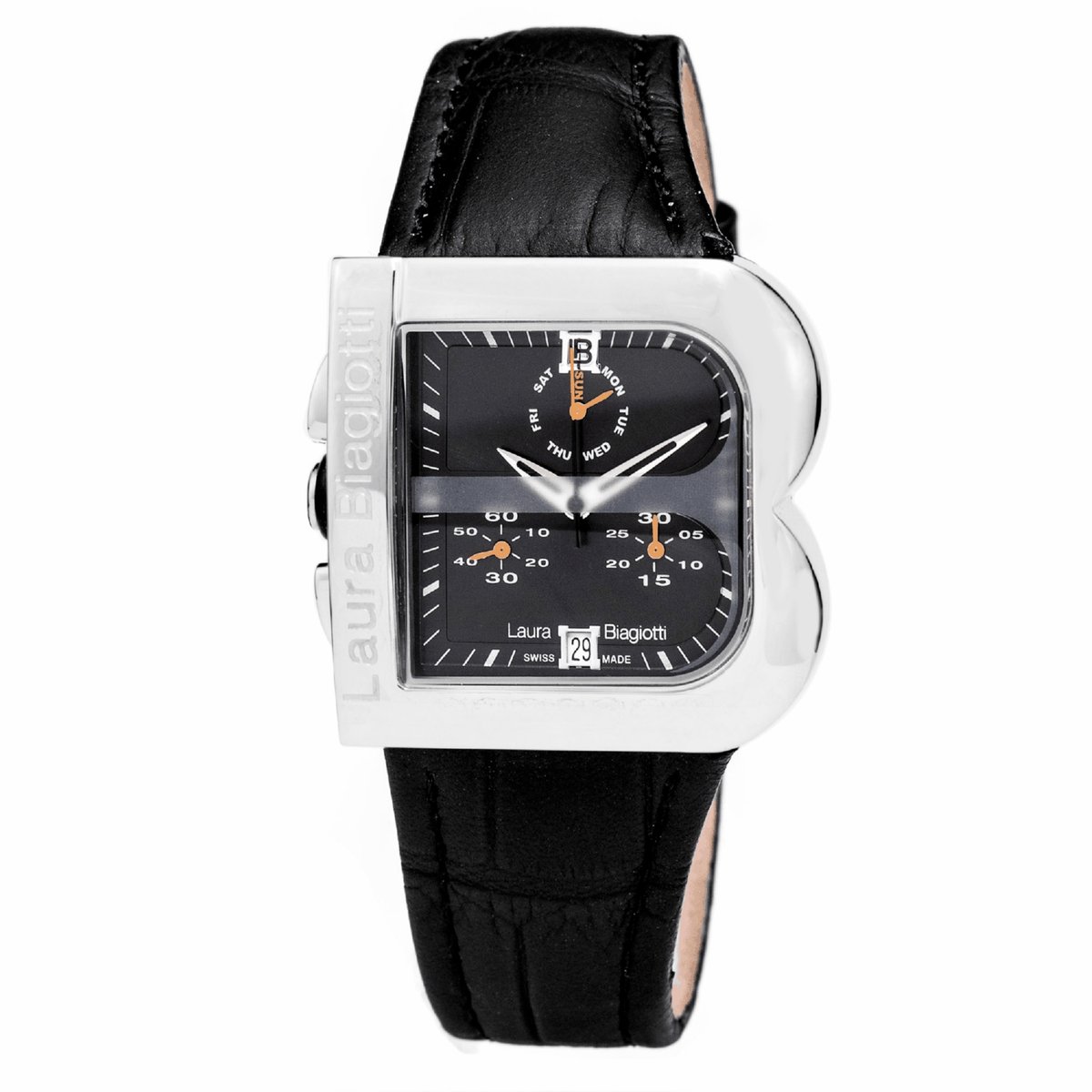 Laura Biagiotti Blue Leather Lining Dress Watch