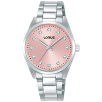 Zegarek Damski Lorus RG325XX9 CYRKONIE srebrny LORUS