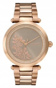 Zegarek damski OLIVIA BURTON 24000044 różowe złoto fashion kwiaty na tarczy - OLIVIA BURTON