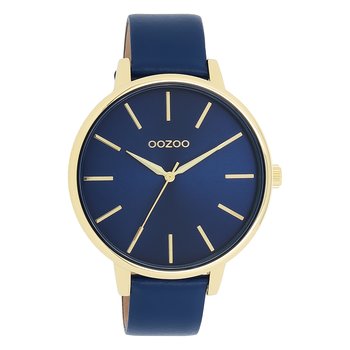 Zegarek damski Oozoo Timepieces analogowy skórzany niebieski UOC11292 - Oozoo
