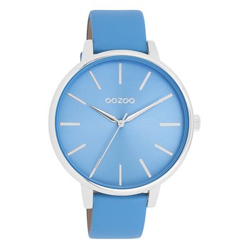 Zegarek damski Oozoo Timepieces analogowy skórzany niebieski UOC11296 - Oozoo