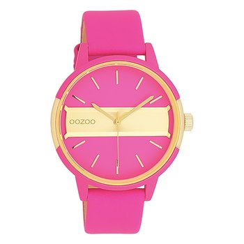 Zegarek damski Oozoo Timepieces analogowy skórzany różowy UOC11192 - Oozoo