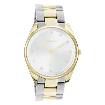 Zegarek damski Oozoo Timepieces C10960 analogowy stal nierdzewna srebrno-złoty UOC10960 - Oozoo