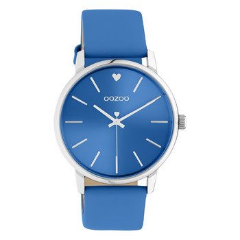 Zegarek damski Oozoo Timepieces C10987 analogowy skórzany niebieski UOC10987 - Oozoo