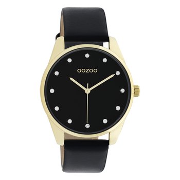 Zegarek damski Oozoo Timepieces C11049 analogowy skórzany czarny UOC11049 - Oozoo