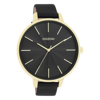Zegarek damski Oozoo Timepieces Zegarki analogowe skórzane czarne UOC11259 - Oozoo