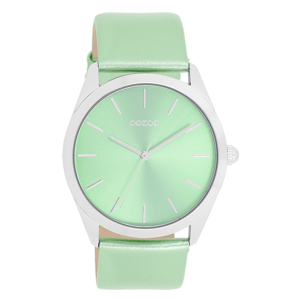 Oozoo Timepieces dameshorloge | polshorloge dames met metalen armband | modern horloge voor vrouwen | elegant analoog dameshorloge in rond (42 mm behuizing), C11068 - Lila