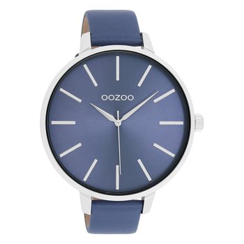 Zegarek damski Oozoo Timepieces Zegarki analogowy skórzane ciemnoniebieskie UOC11074 - Oozoo