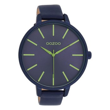 Zegarek damski Oozoo Timepieces Zegarki analogowy skórzane niebieskie UOC11164 - Oozoo