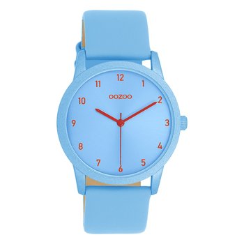 Zegarek damski Oozoo Timepieces Zegarki analogowy skórzane niebieskie UOC11168 - Oozoo