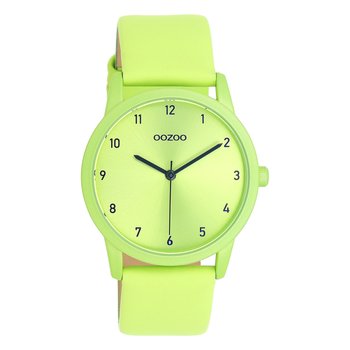 Zegarek damski Oozoo Timepieces Zegarki analogowy skórzane zielone UOC11165 - Oozoo