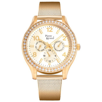 Zegarek Damski Pierre Ricaud P21069.1151QFZ różowe złoto - PIERRE RICAUD