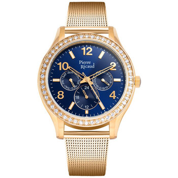 Zegarek Damski Pierre Ricaud P21069.1155QFZ różowe złoto - PIERRE RICAUD