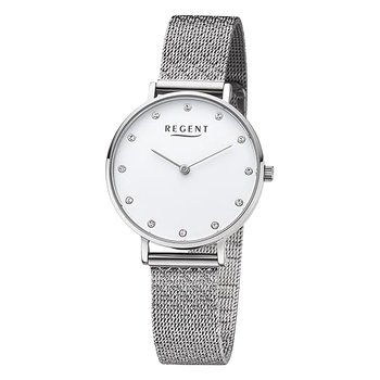 Zegarek damski Regent analogowy z metalową bransoletą w kolorze srebrnym URF1328 - Regent